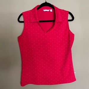 Lady Hagen sleeveless Golf Polo. Women’s size Medium.